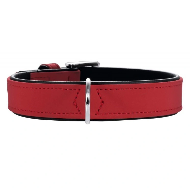 Hunter Softie hundehalsbånd 35 cm rød - 22-30 cm indstilling